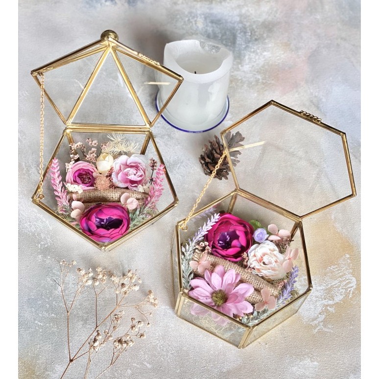 Terrarium Ring Box Wedding- kotak cincin nikah/ pemberkatan/ seserahan