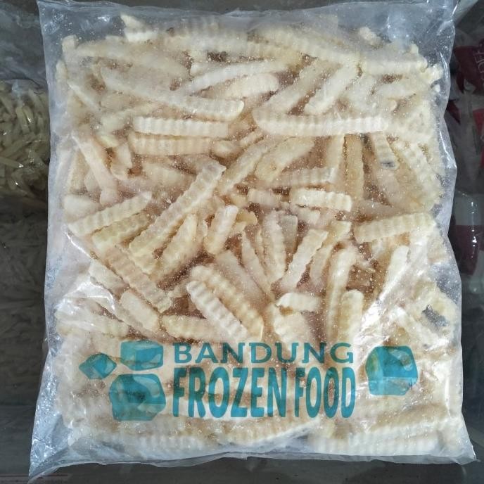 

Gogofries Kentang Goreng Crincle Cut 2Kg Curah Original