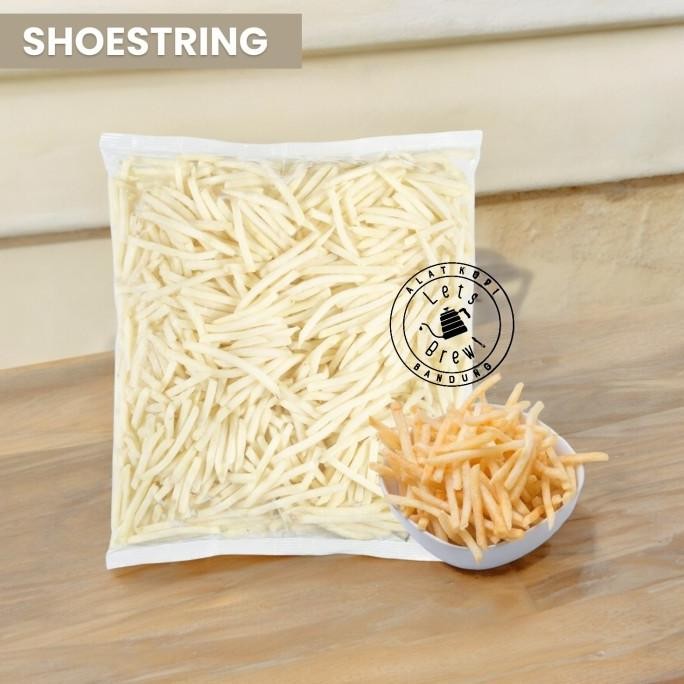 

French Fries Shoestring Packing 2000Gr Frozen Food / Kentang Goreng Kemasan 2Kg Original
