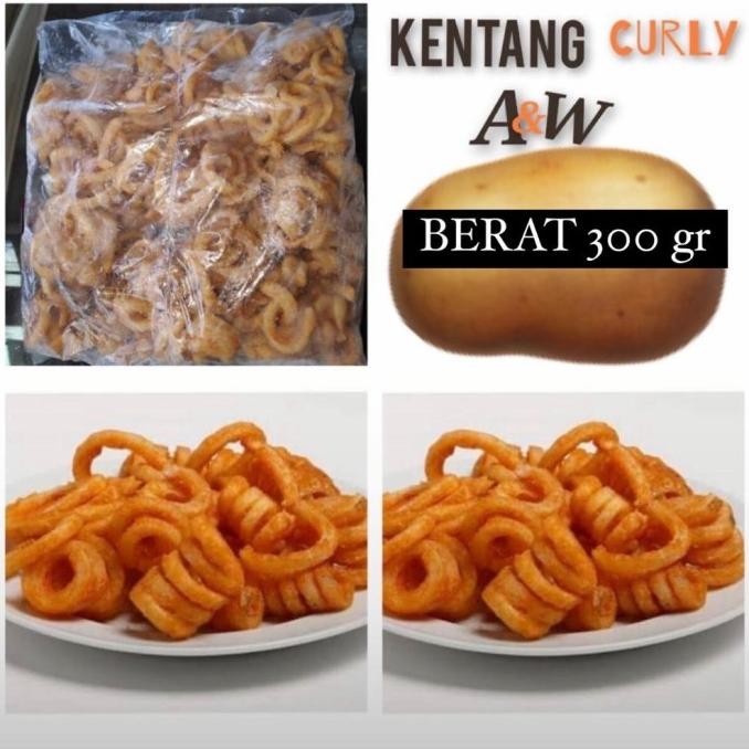 

Kentang Curly A&W 300 Gr Original