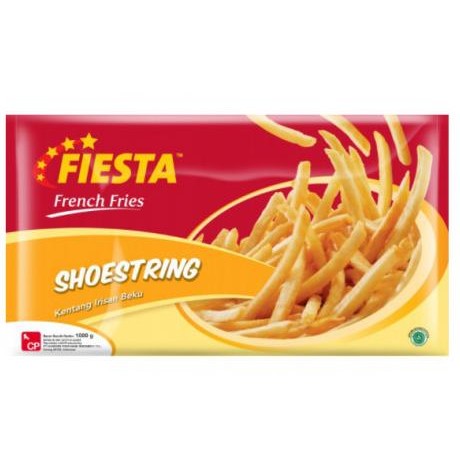 

Fiesta Shoestring Fries 1000Gr/ Kentang Irisan Goreng/ [8993207571720] Original