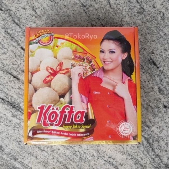 

TERLARIS TEPUNG BAKSO/BASO KOFTA 1 DUS ISI 102 BUNGKUS MURAH!!! MURAH