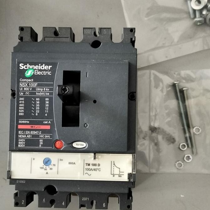Promo MCCB NSX 100F 3P 100A Schneider COD