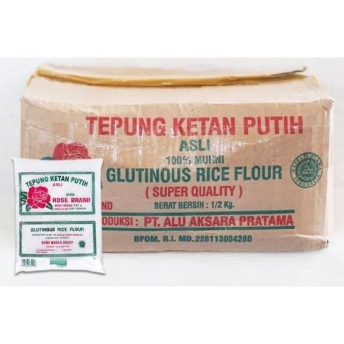 

TERLARIS TEPUNG BERAS KETAN ROSE BRAND 1 DUS IS 20 BUNGKUS MURAH!!! MURAH