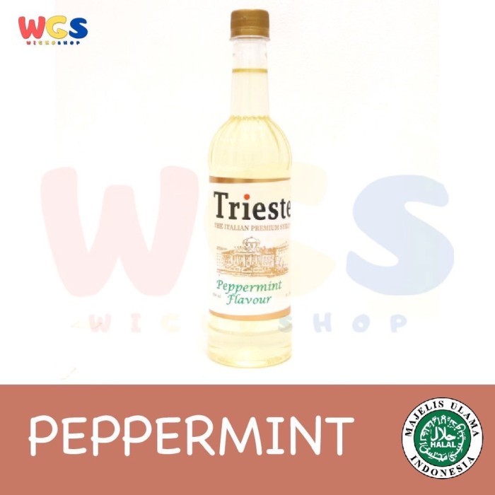 

TERLARIS TRIESTE SYRUP PEPPERMINT PREMIUM FLAVOR 650 ML - HALAL MUI MURAH!!! MURAH