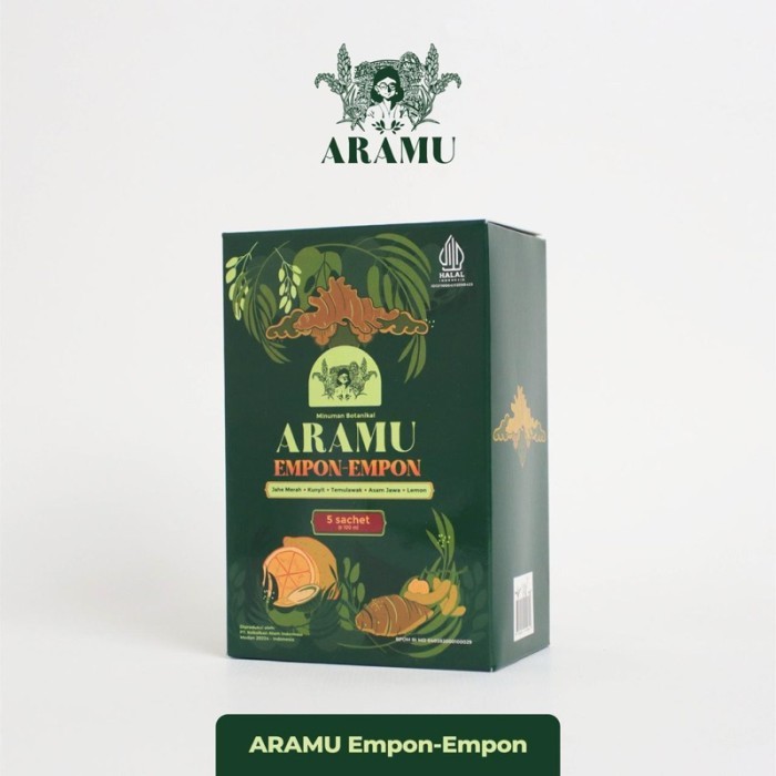 

TERLARIS JAMU ARAMU EMPON EMPON 1 KOTAK ISI 5 SACHETS MURAH!!! MURAH