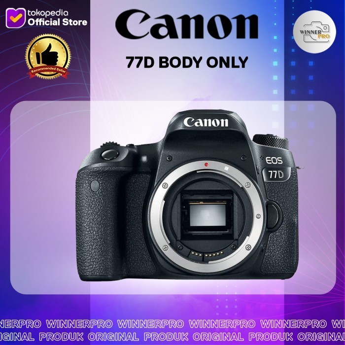 Kamera Canon 77D Body Only Canon 77D