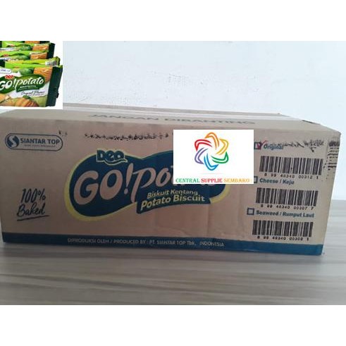 

Go!Potato Biscuit Kentang [12Gram /160Pcs/1 Karton ] Original