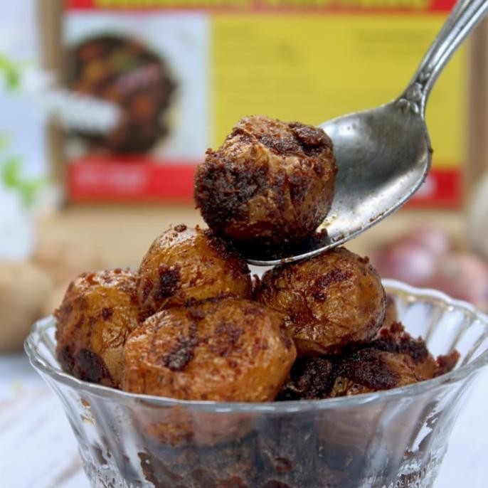 

Rendang Kentang Rendang Maktuo Bumbu Kering Hitam 200 Gram Khas Minang Original