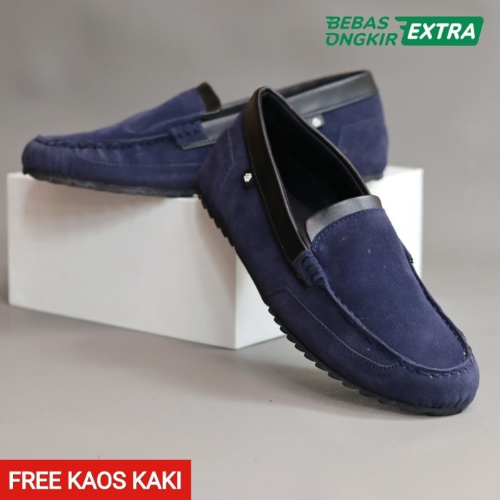 Sepatu ReylMan Pop Slip On Pria Casual Formal Kerja Kantor