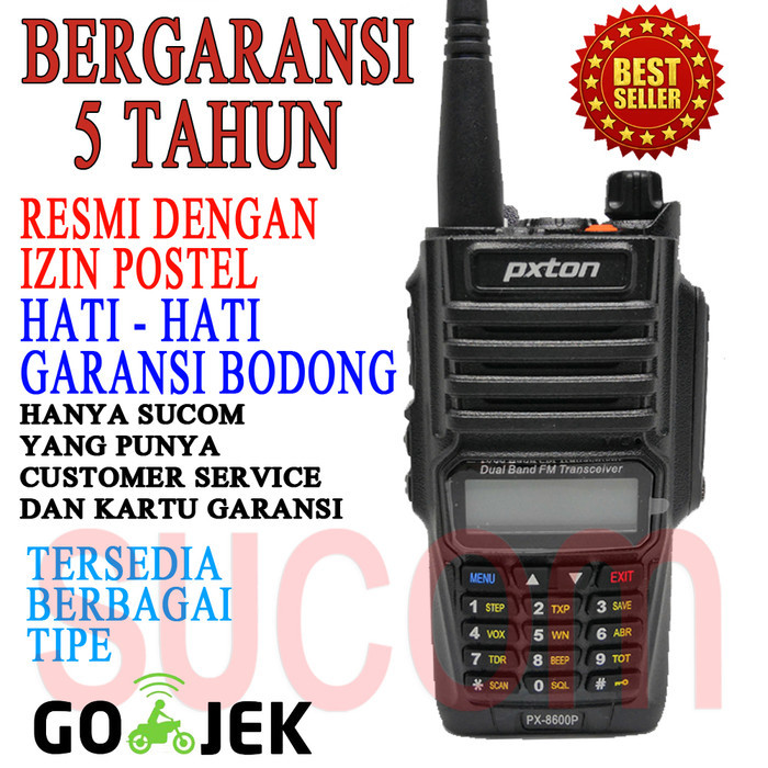 Ht Pxton 8600 P USA Ht PX-8600P Ht Merek Pxton Garansi 5th