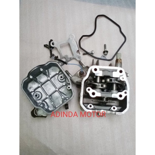 Blok Cylinder Head Kop Blok Busi Assy Yamaha Jupiter Z1 Fi Injection Original  Pnp Vega Force Termur