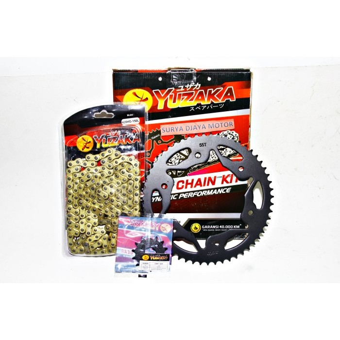 Girset Crf 150 L Gear Set Depan Gir Belakang Rantai 428 Crf150 14T-55T Termurah Langka