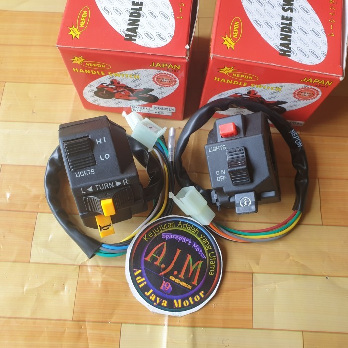 Saklar Holder Kanan Kiri Suzuki Tornado Gs Gx Shogun Kebo Satria Ru120 Termurah Langka