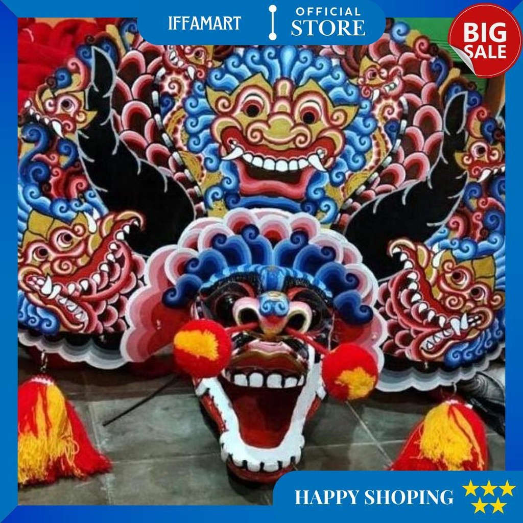 

Bisa Cod Cuci Gudang Barongan Rampak Telon Jamang Cat Air Brush Bonus Kemul Panjang Dan Pentul Tinggal Pakai Ukuran Anak Promo Barongan Plipit Romo Mainan Anak Barongan Anak Sd Brongan Plipit Premium / Barongan Spon Caplok Kain Panjang / Barongan Ponorogo