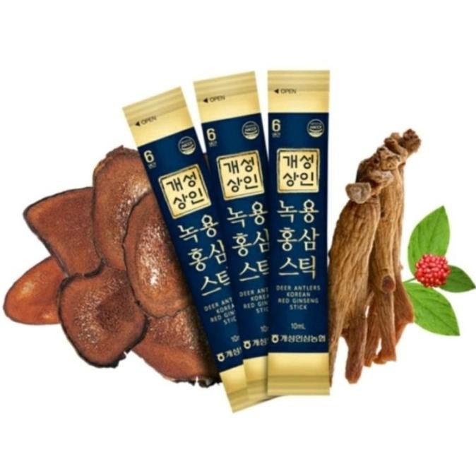 Produk Baru [10 Sachet] Deer Antlers Korean Red Ginseng Stick Korea Ginseng Merah