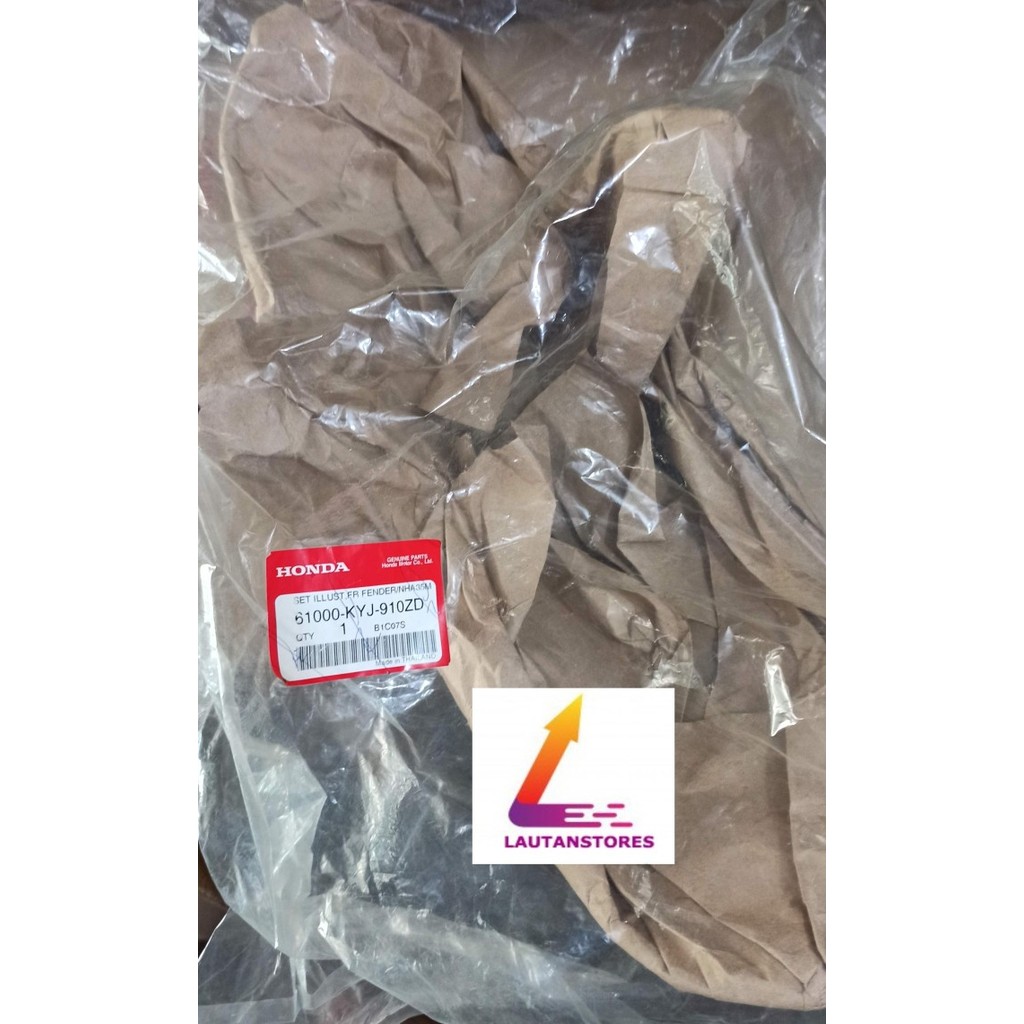 61000-Kyj-910Zd Spakbor Slebor Depan Cbr250R Cbr 250 R Abs Hitam Termurah Langka