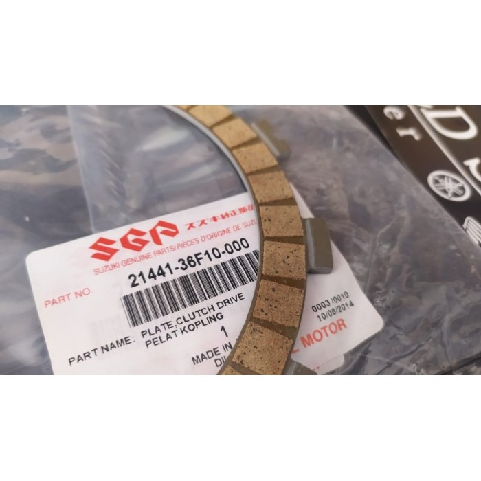 Kampas Kopling Suzuki Gsx 600 750 Original Sgp Nos 21441-36F10-000 Termurah Langka