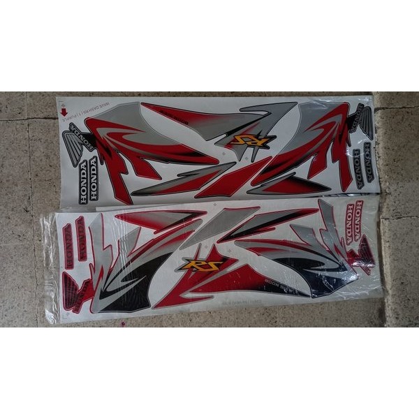 Original Impor Malaysia Blade Wave Dash 110 Nos Striping Stiker Full Set Bodi Livery Lis Body Asli O