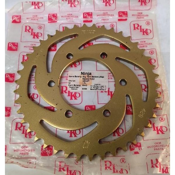 Sprocket Gir Gear Blkg Belakang 428 42 Ninja R Rr 150 428-42 Indopart Indo Part No Sss Tk Rk Did Gir