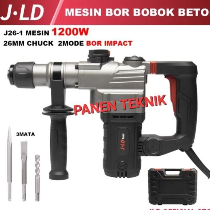 JLD J26-1 MESIN BOR BOBOK BETON ROTARY HAMMER 2 MODE DRILL TEMBOK JLD 26-1