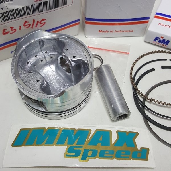 Piston Bore Up Byson Bison Tiger Os100 Os150 Mio 63.5Mm 64Mm 64.5Mm 65Mm 66Mm 66.5Mm Pen 15 Jenong F