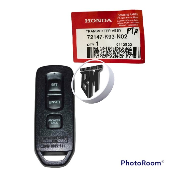Remot Scoopy 2017 Sampai 2020 Ori Honda 72147 K93 N02 Termurah Langka