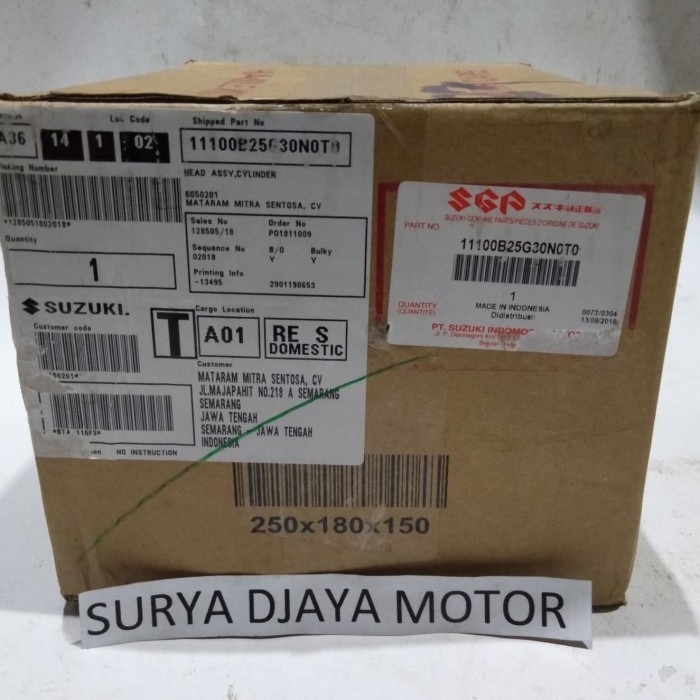 Block Blok Cylinder Head Hed Satria Fu 150 Original Termurah Langka