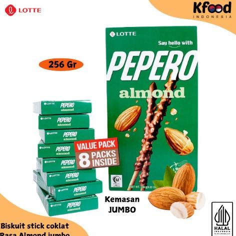 

BIG SALE KFOODIND - LOTTE ALMOND PEPERO JUMBO 256GR !!!!!