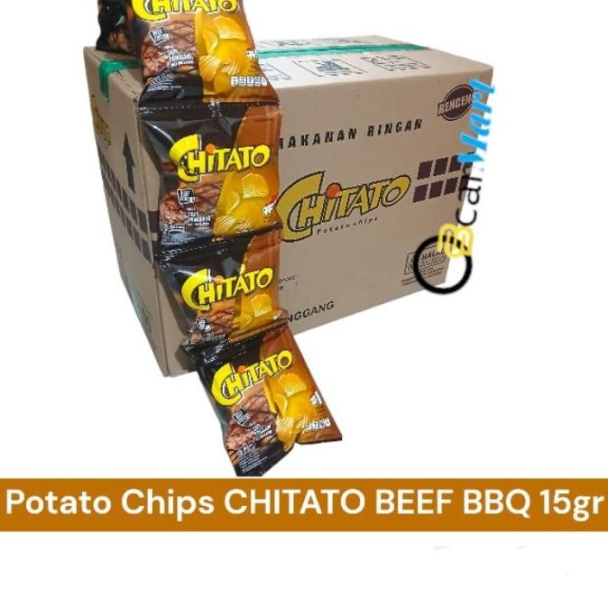 

NEW PRODUK CHITATO SAPI PANGGANG BEEF BBQ 1 DUS ISI 6 RENCENG 15G !!!!!