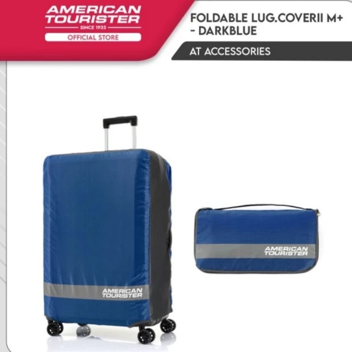 Sarung koper American Tourister Foldable Luggage Cover 24-25 inch M+ _
