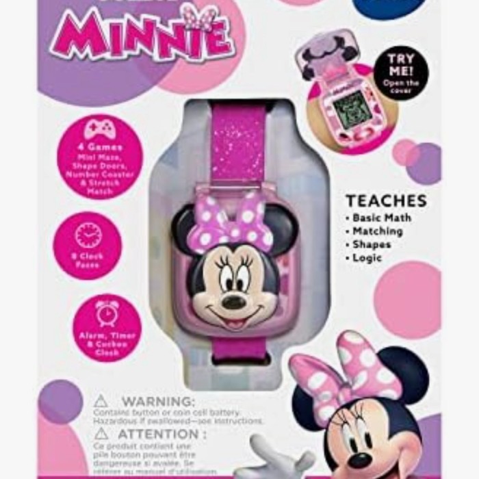 Vtech Disney Minnie Mouse Watch / Jam Tangan Minnie Mouse Original