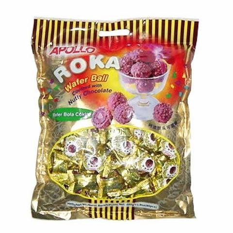 

NEW PRODUK ROKA APOLLO REFILL WAFER CHOCOLATE BALL ISI 70 !!!!!