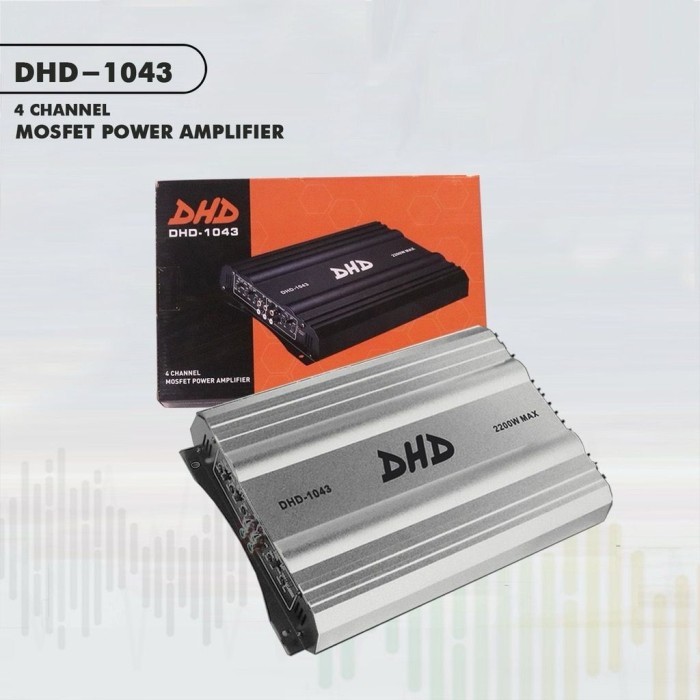 DHD POWER AMPLIFIER 4 CHANNEL / DHD - 1045 AUDIO MOBIL