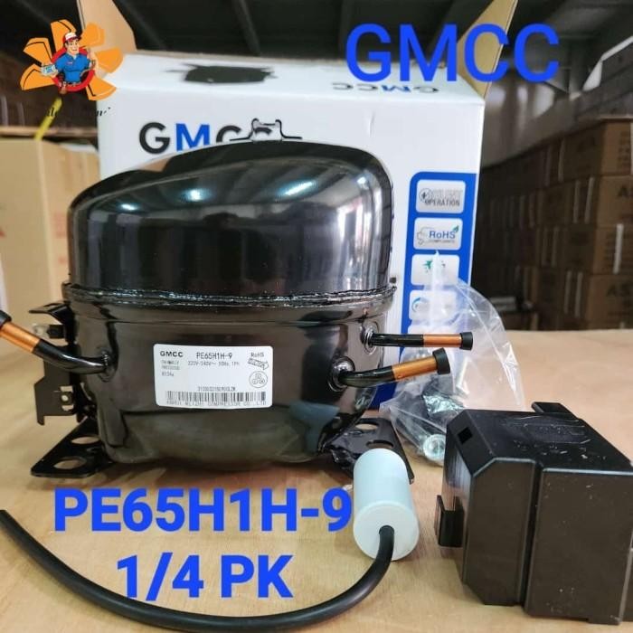 KOMPRESOR KULKAS 2 PINTU ORIGINAL SHARP GMCC PE65H1H-9 R134A 1/4 PK