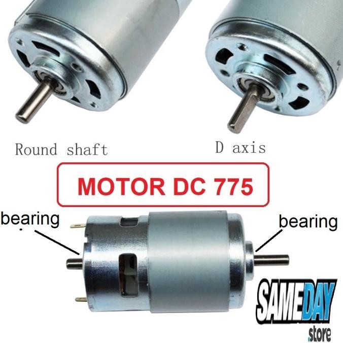 Ori - Dinamo DC 12V 150W 13000 - 15000rpm Motor 775 High speed Large torque Termurah