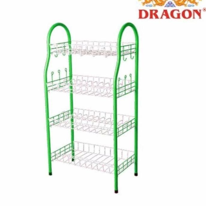 Rak Piring Dragon 4Susun/Rak Piring Jadul Dragon 4 Susun Tokomami23
