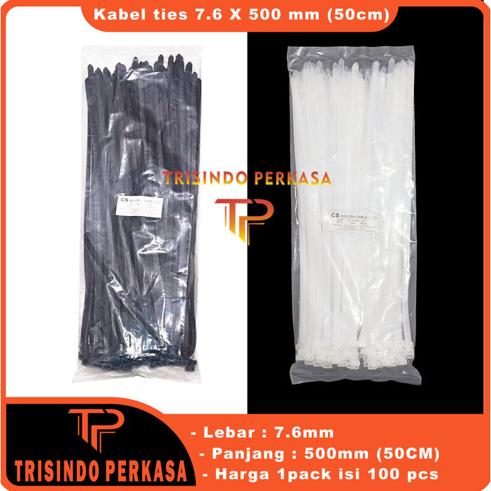 

Kabel Ties Cable Tie 7.6 x 500mm (50cm)