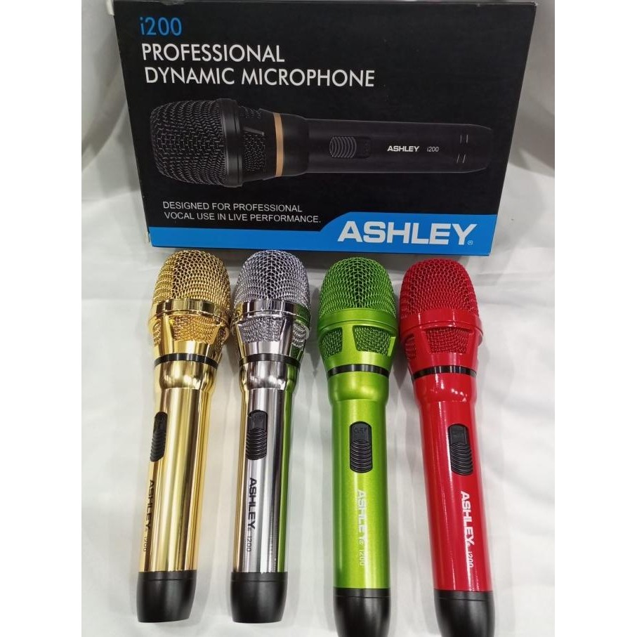 Murah Microphone Ashley I200/ I 200 Mic Kabel Dynamic Ashley