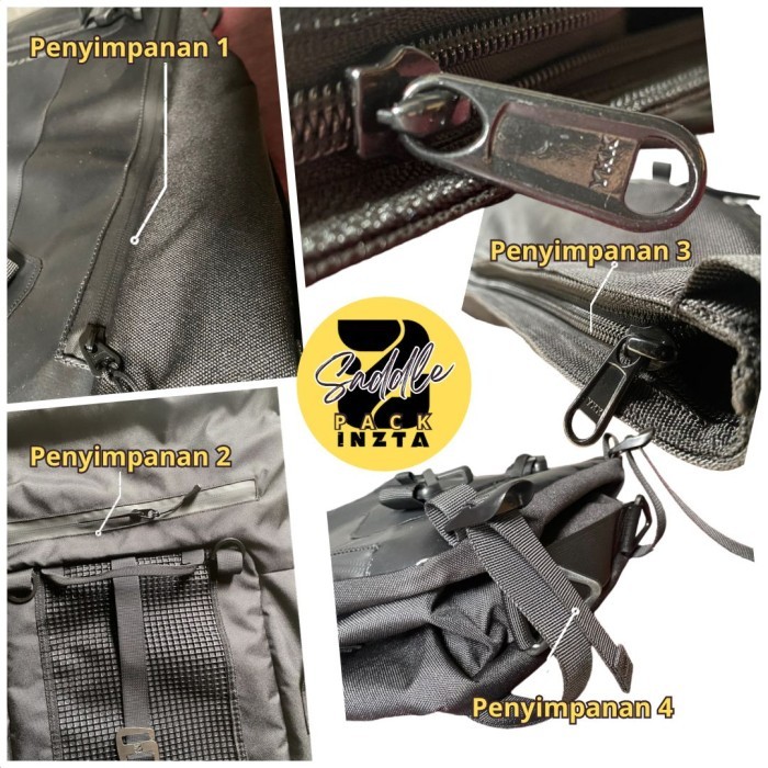 Promooo! inzta Saddlebag motor touring, tas nmax, xmax, sport, All motor