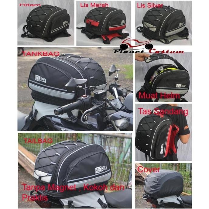 Promooo tas motor tankbag tailbag seatbag bagasi touring motor sport bebek