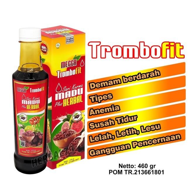 

15 Botol Trombofit Sari Kurma Madu Angkak Grosir Mawarmerahhhhh