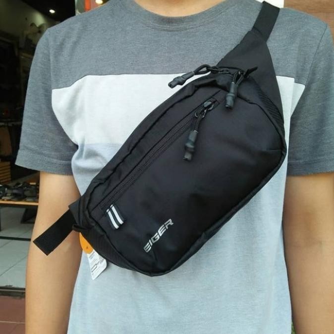 Tas Pinggang Eiger Iridium 2L Foldable Waistbag Pria Original Babaproject72