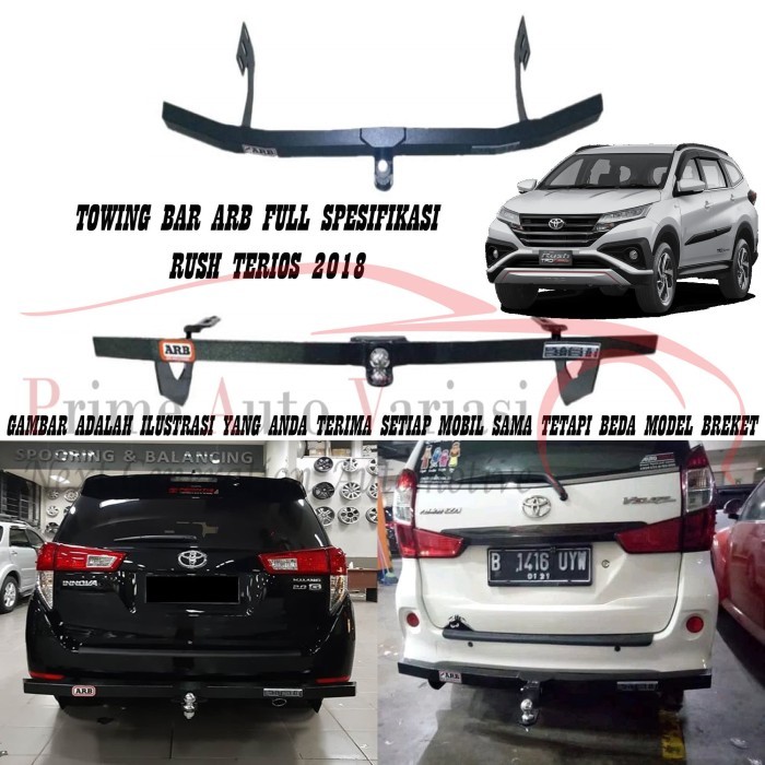 Towing Bar Arb Besi Bumper Belakang Towing Bar - Rush Terios 2018