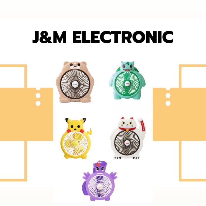 kipas angin karakter sanex / kipas karakter sanex kipas box fan sanex