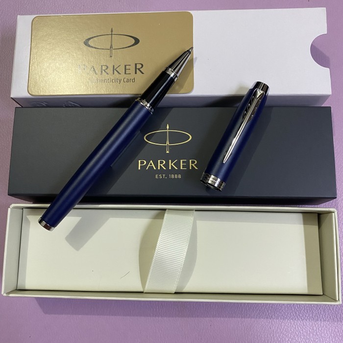 

PULPEN PARKER IM NEW ORIGINAL ROLLER BALL BLUE / NAVI BLUE CHROME TRIM