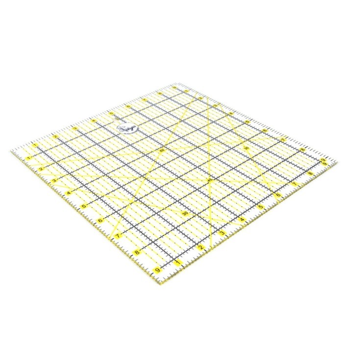 

PENGGARIS QUILTING PERSEGI 9,5 INCI - SQUARE QUILTING RULER 9-1/2