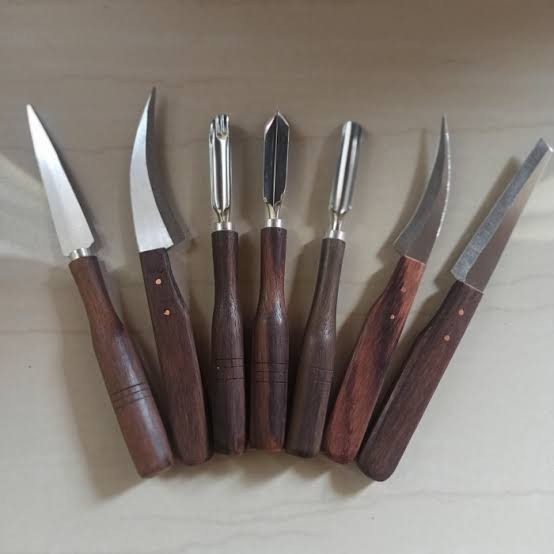 TERBARU 1 SET PISAU GARNISH 7 PCS / PISAU UKIR BUAH 1 SET PROMO