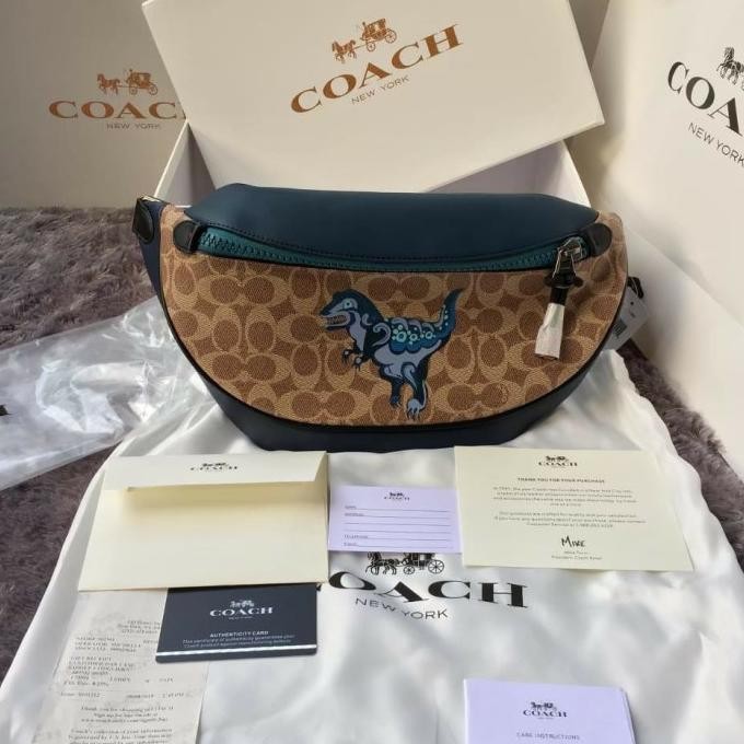 Coach Waistbag Dino Original Bnib Authentic Jamrudtoko