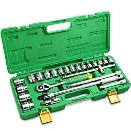 Produk Baru Kunci Shock Rachet set TEKIRO 24 pcs Tool Box Besar FULL SET 8 - 32 mm